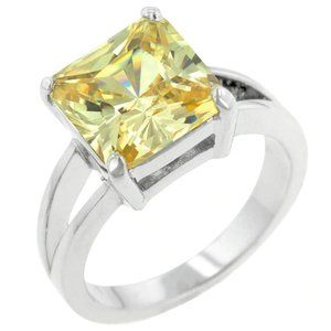 5 Carat Jonquil Gypsy Ring